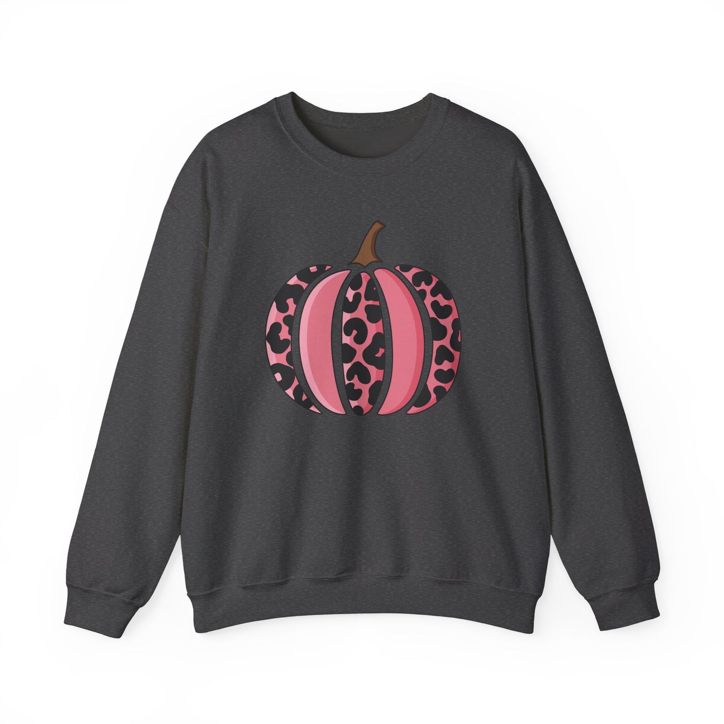 Pink Leopard Pumpkin Crewneck Sweatshirt