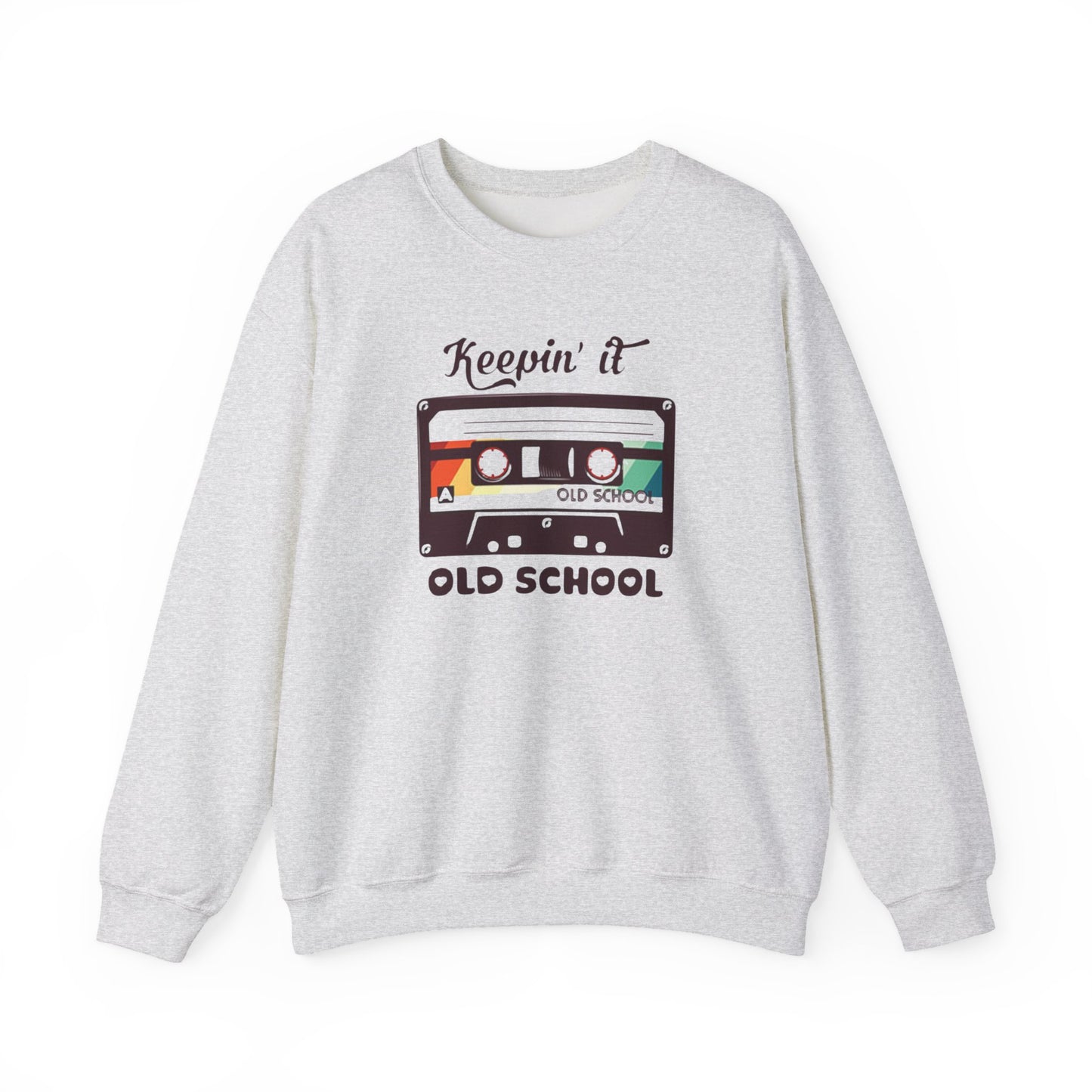 Retro 'Keepin it Oldschool' Crewneck Sweatshirt
