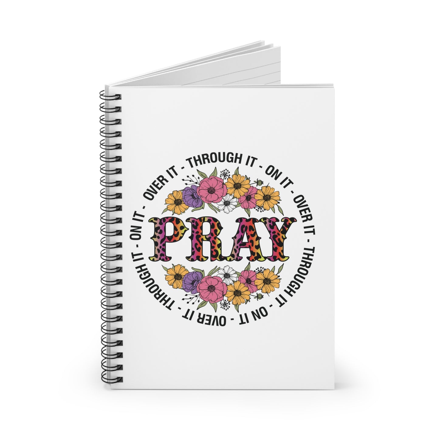 Floral Pray Spiral Notebook