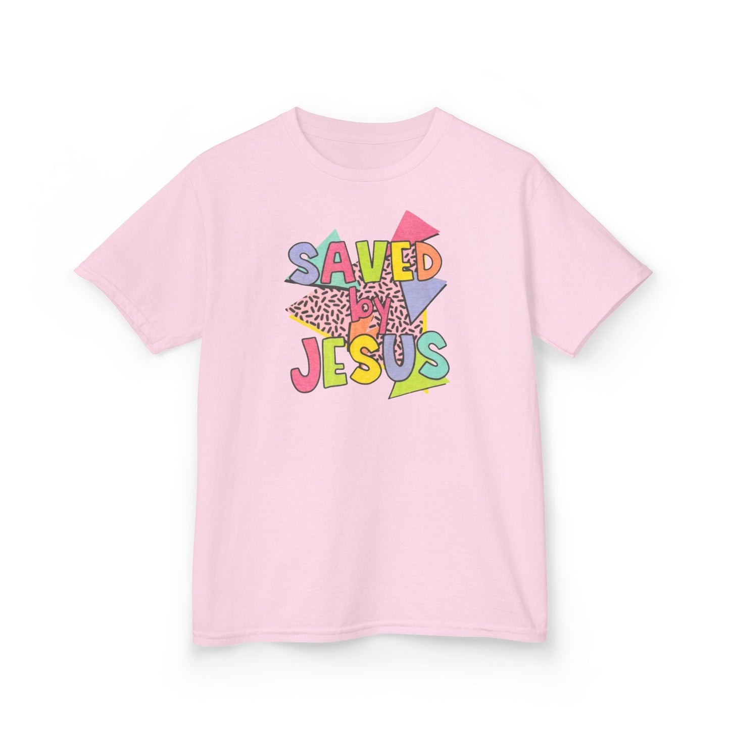 Retro Saved by Jesus Kids Tee