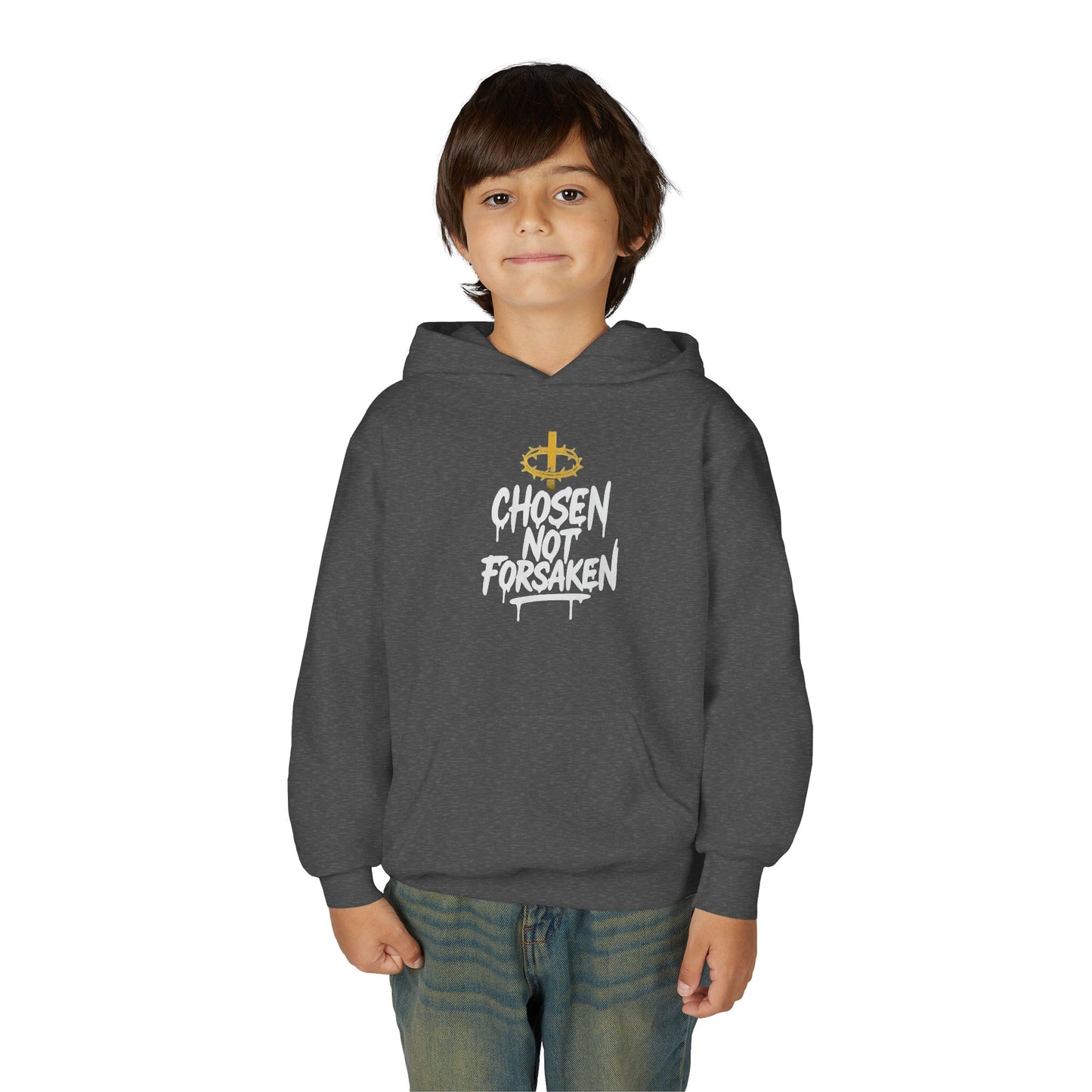 Chosen, Not Forsaken Youth Hooded Sweatshirt