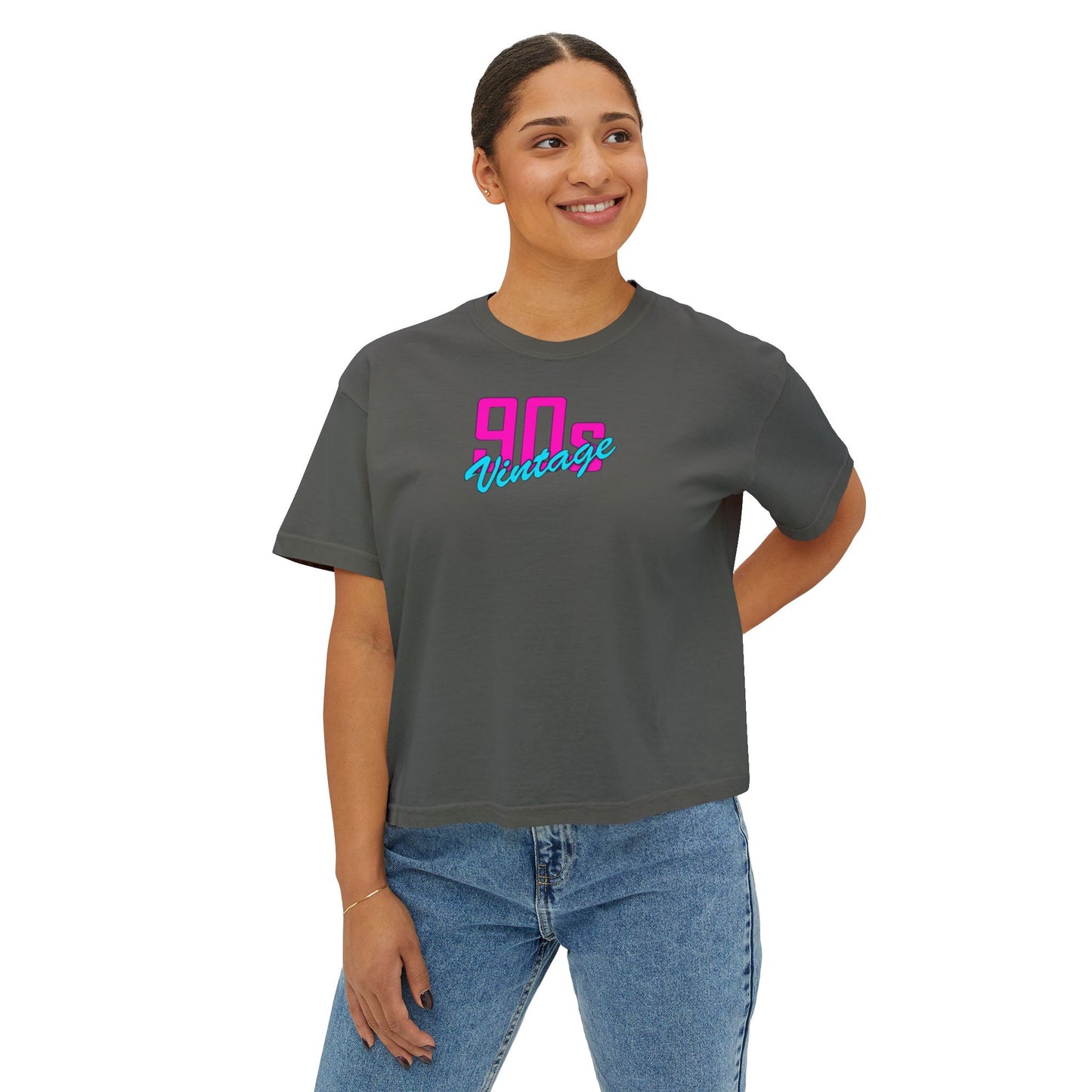 90s Vintage Women's Boxy Tee