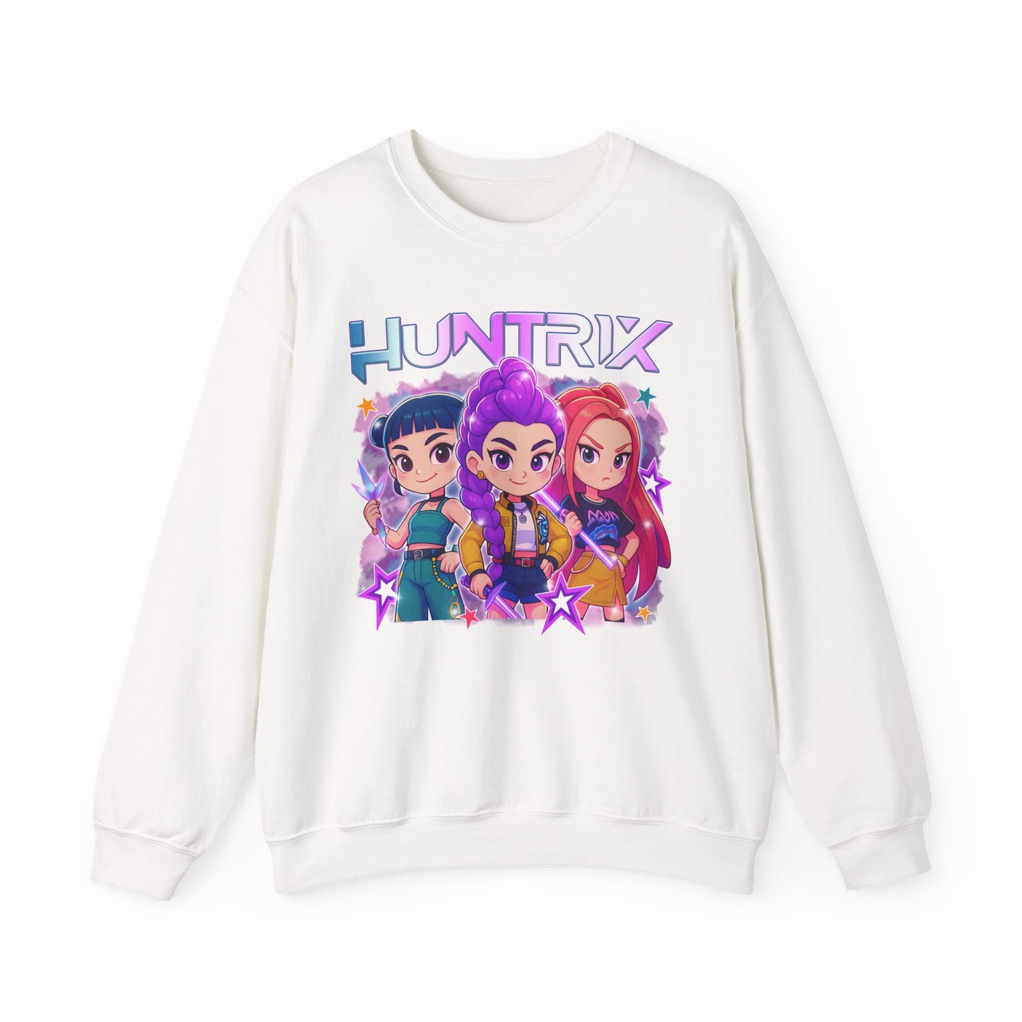 Kpop HUNTRIX cartoon Crewneck Sweatshirt