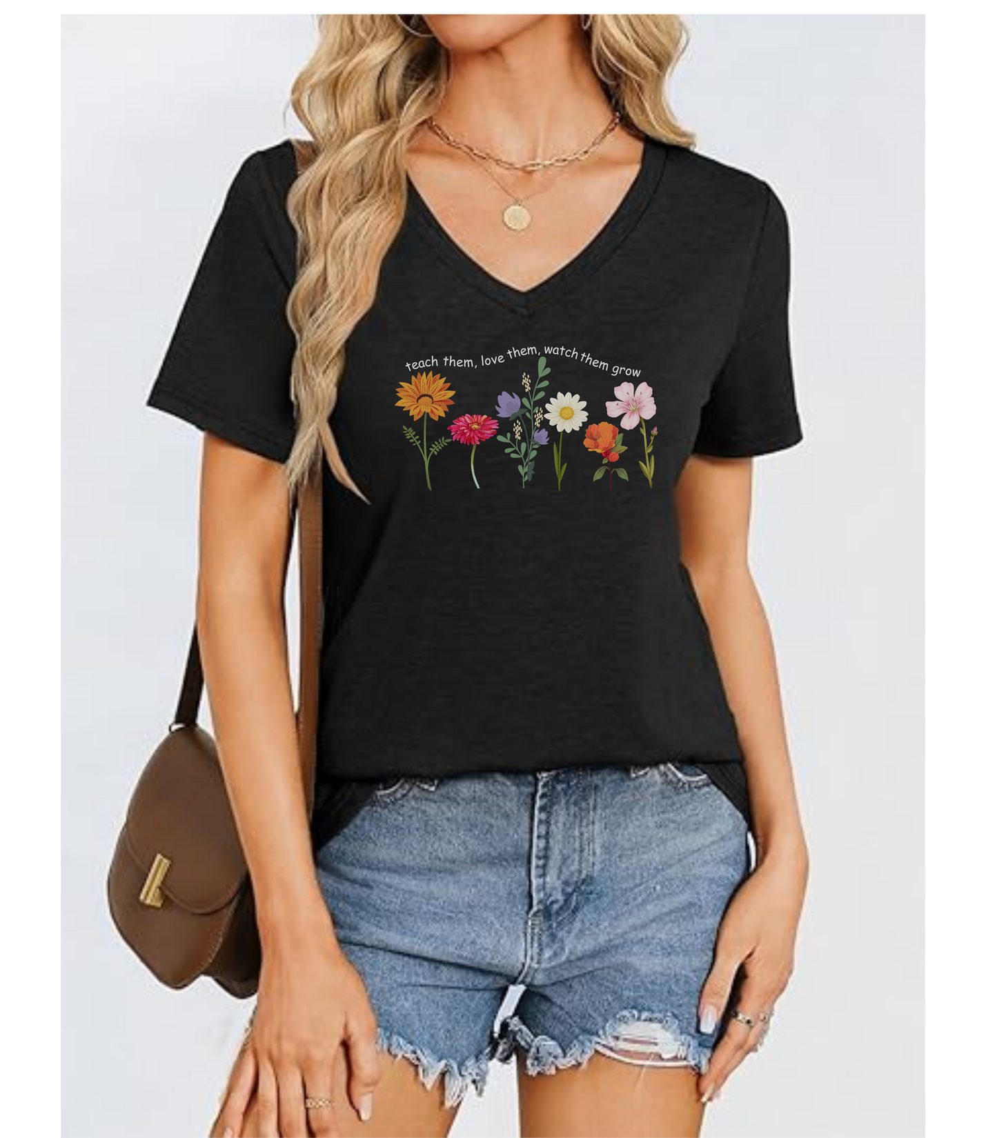 Watch them Grow V-Neck T-Shirt