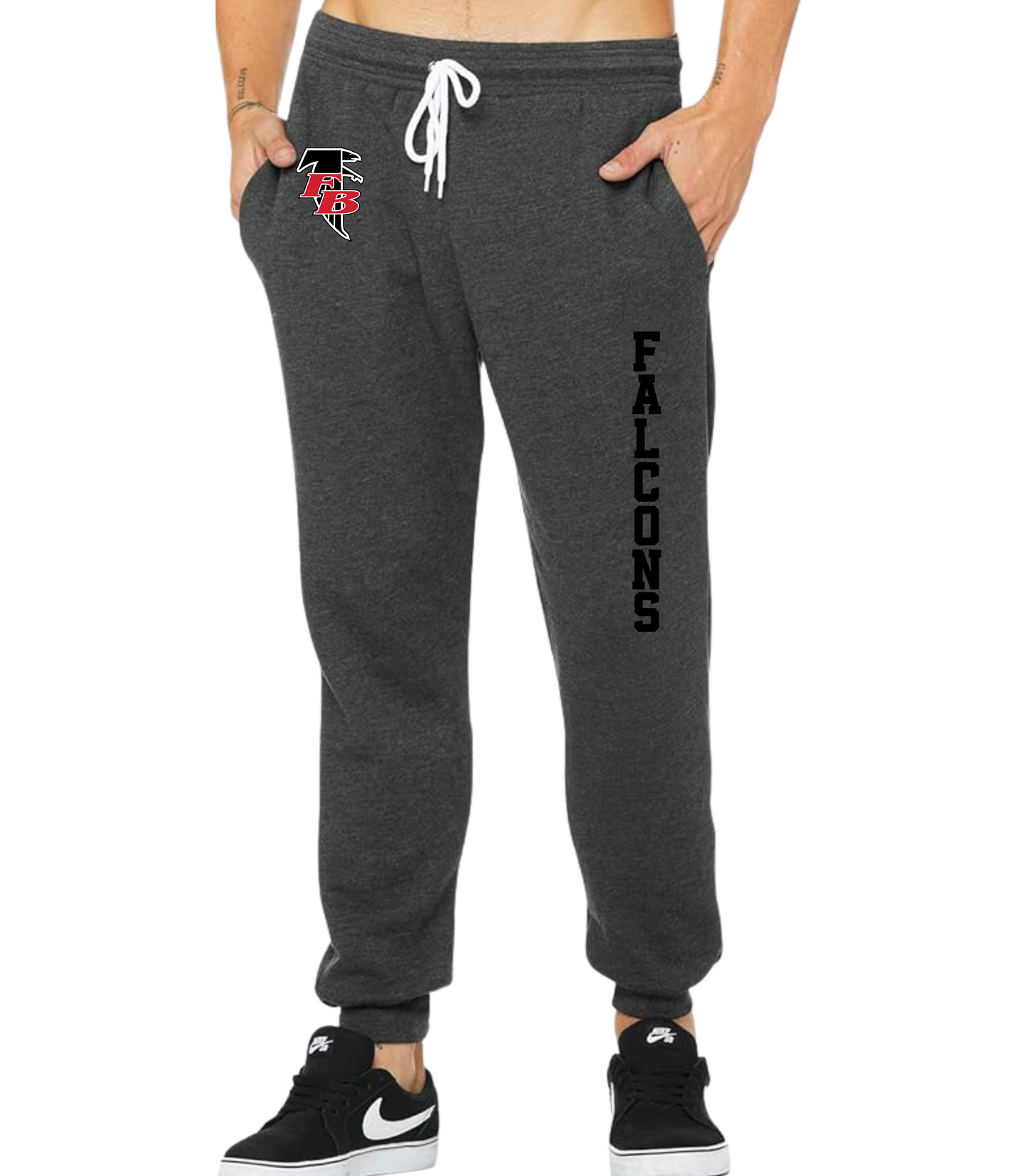 Falcon Embroidered Joggers