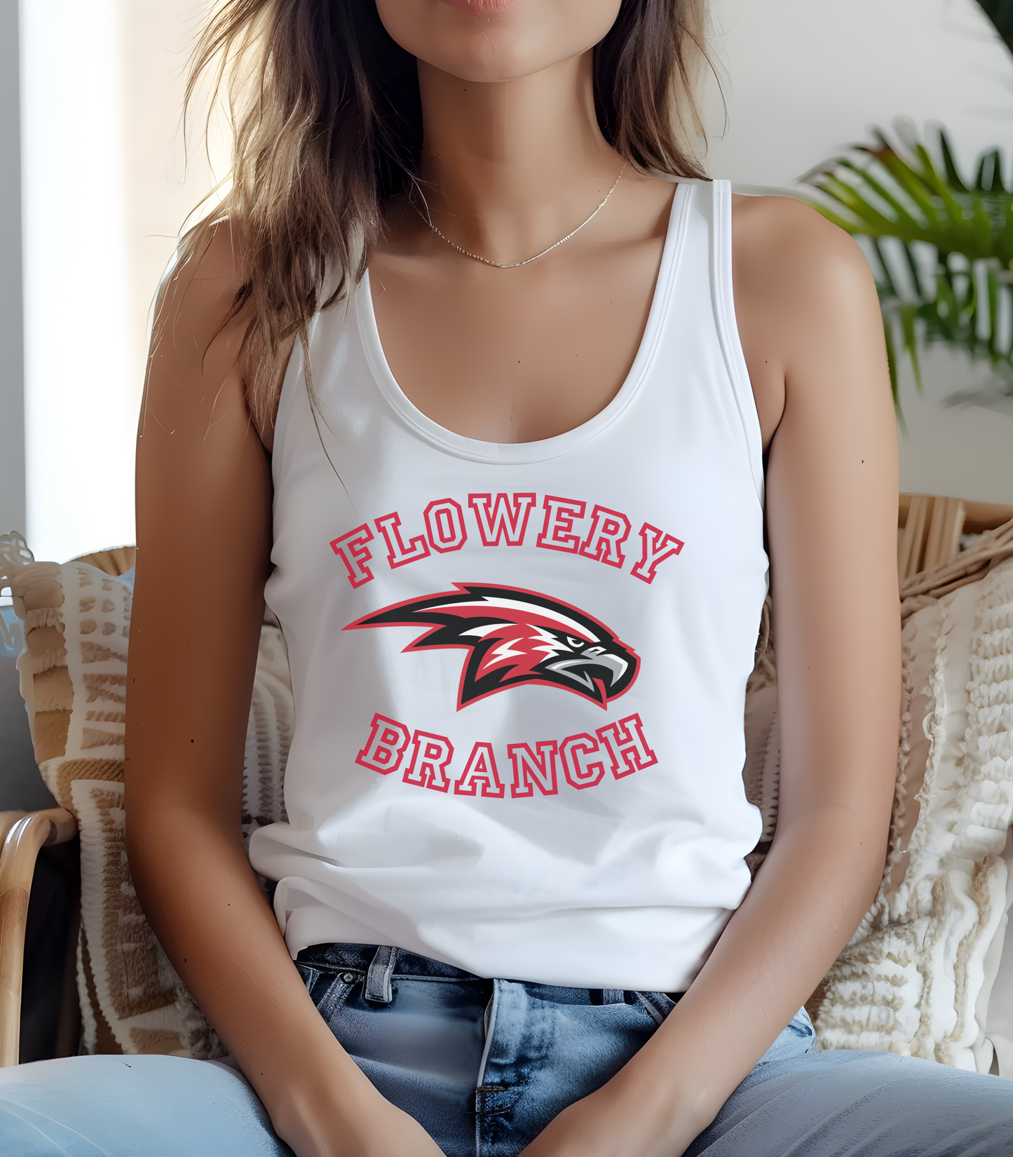 Flowery Branch Women's Racerback Tank