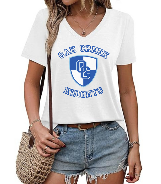 Oak Creek Knights V-Neck Tee
