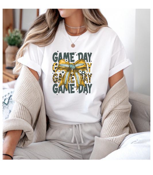 Green Bay Game Day Bow Softstyle T-Shirt