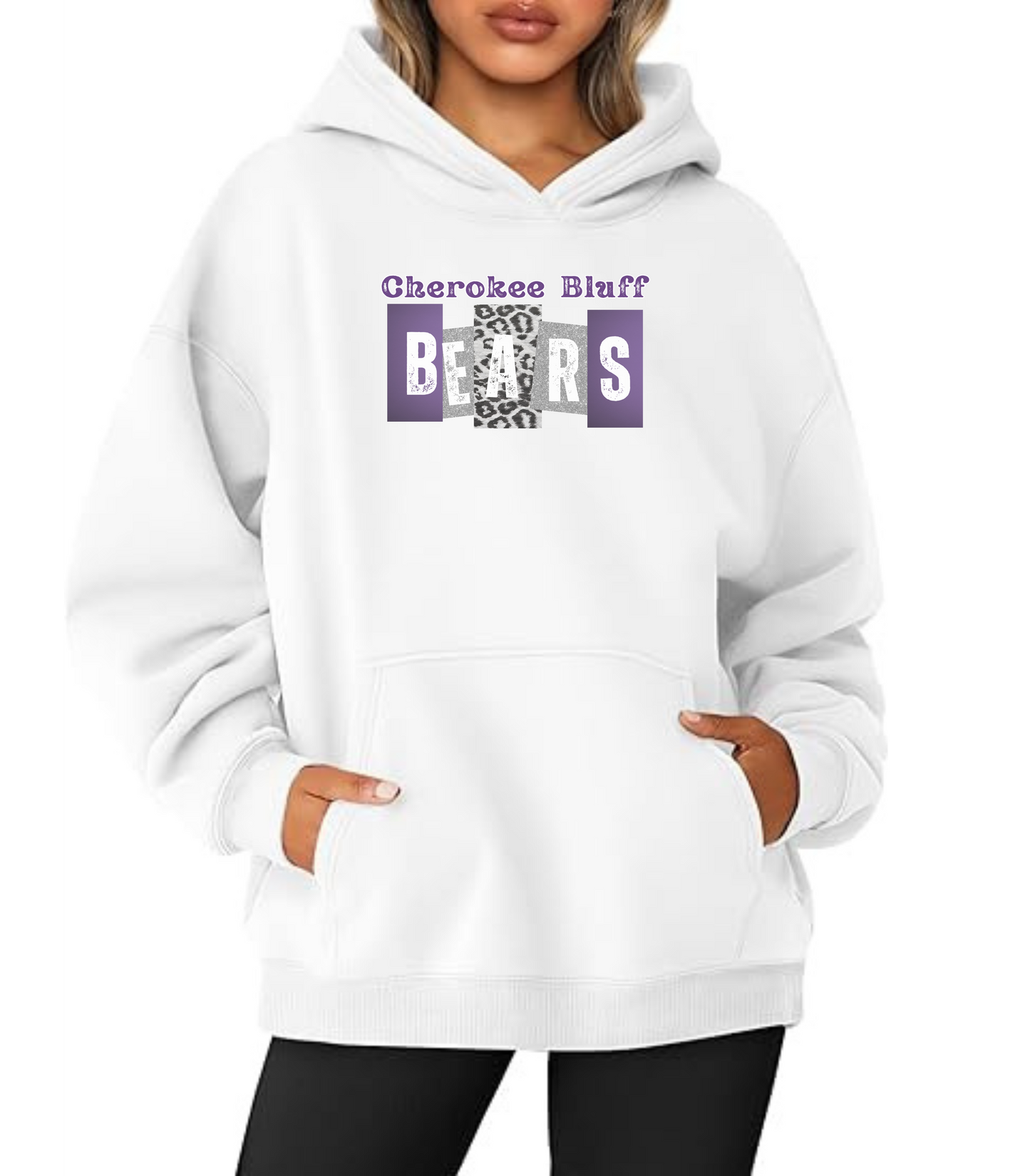 CB Bears Block Letters Hoodie