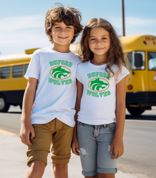 Buford Wolves Kids Cotton Tee