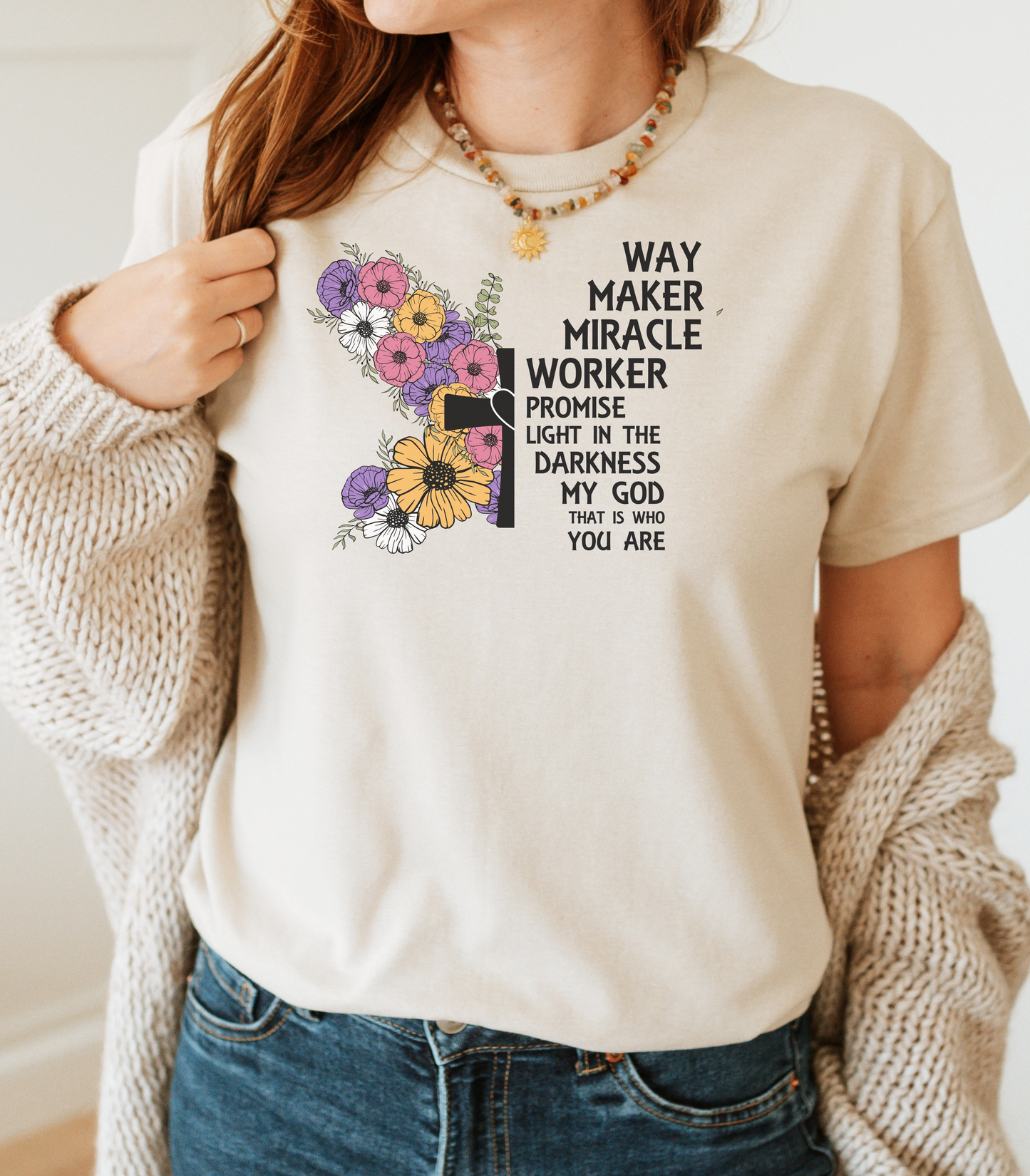 Floral Butterfly Waymaker T-Shirt
