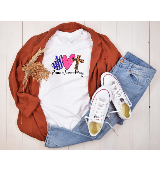 Peace Love Pray T-Shirt