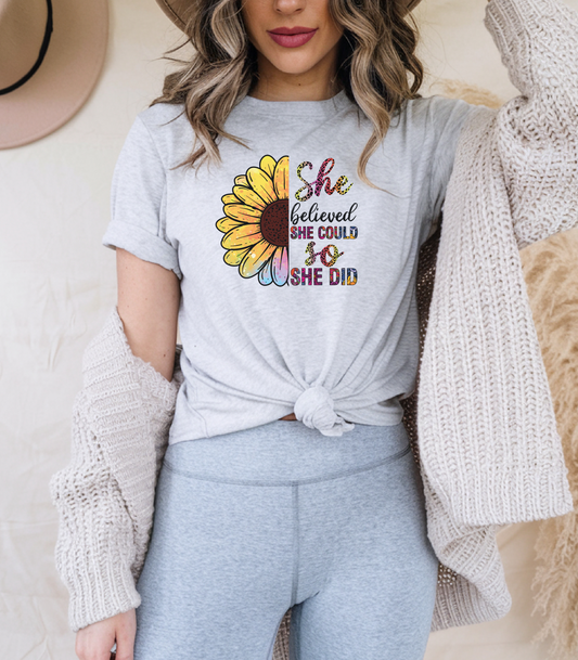 So She Did T-Shirt
