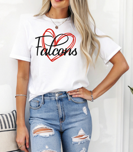 Heartfelt Falcons T-Shirt