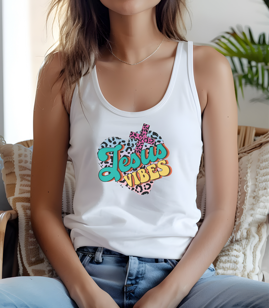 Jesus Vibes Women's Racerback Tank Top
