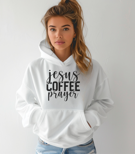 Jesus Coffee Prayer Hoodie