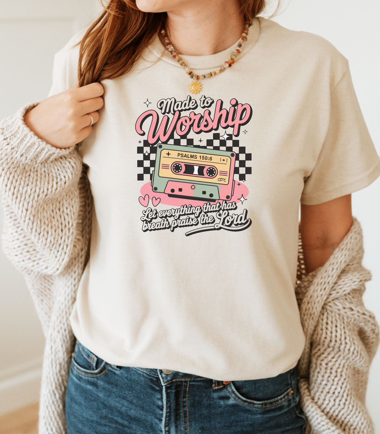 Retro Made to Worship T-Shirt