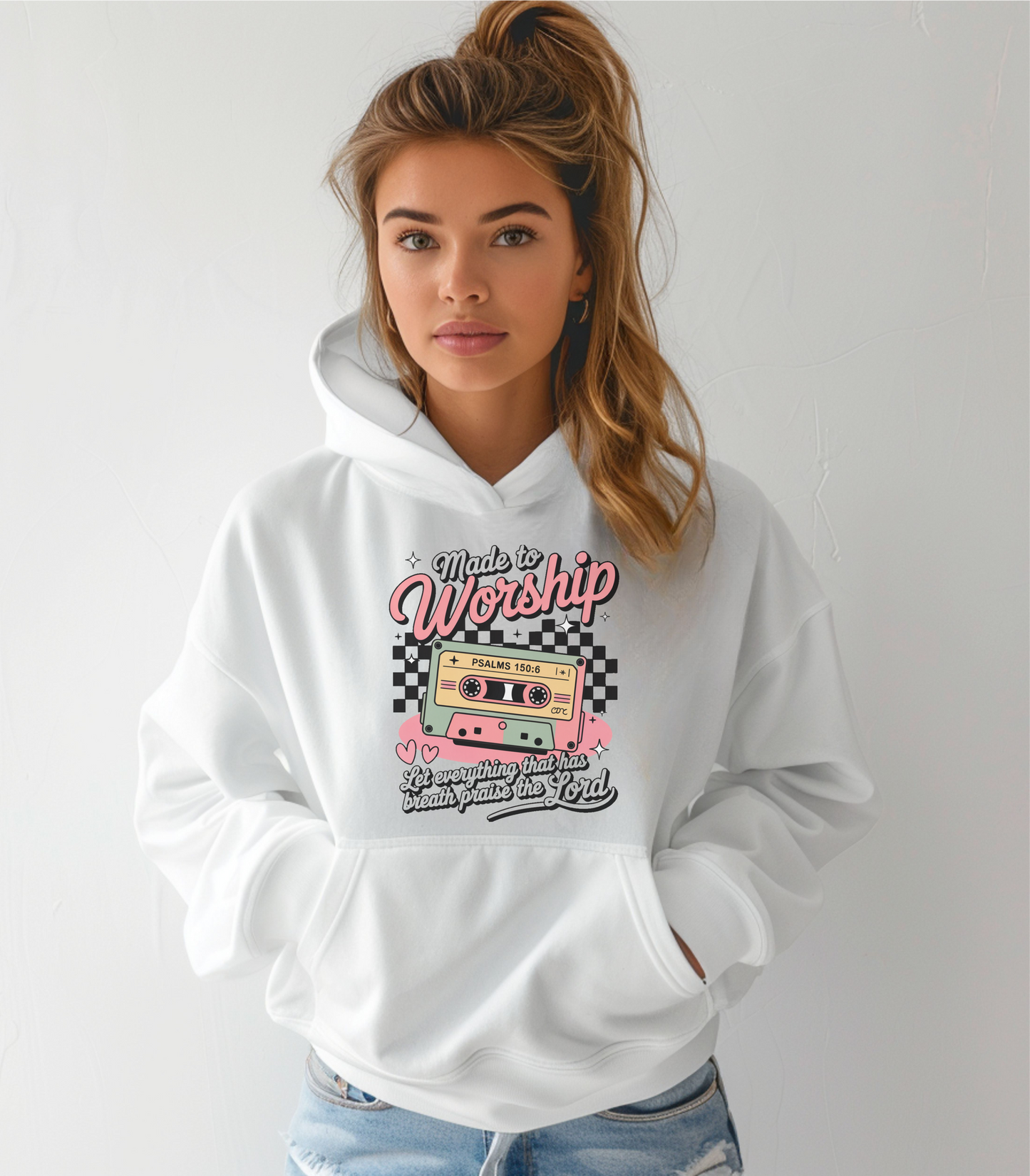 Retro Made to Worship Hoodie