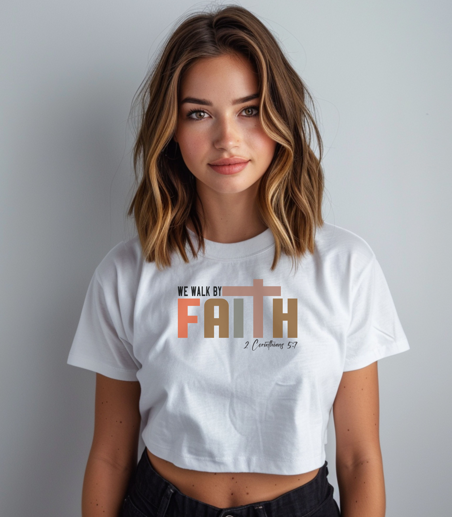 Walk by Faith Crop Top