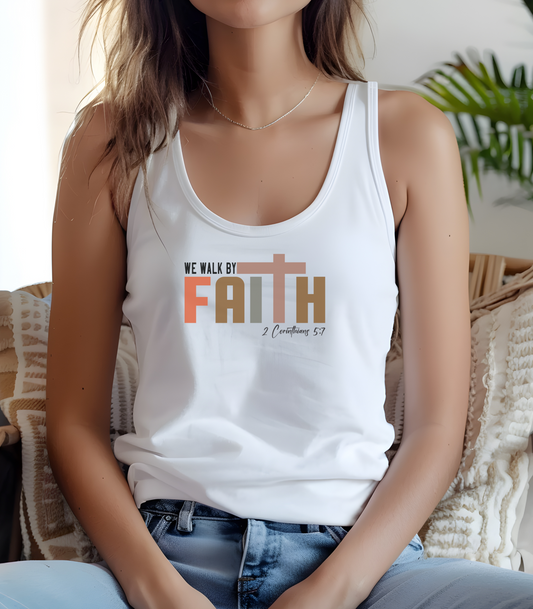 Walk by Faith Racerback Tank