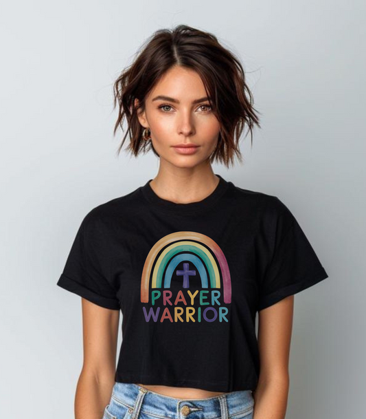 Prayer Warrior Crop Top