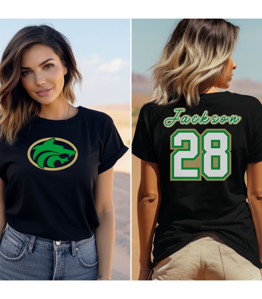 Buford Personalized Name and Number Tshirt