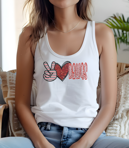 Peace Love Dogs Tank Top