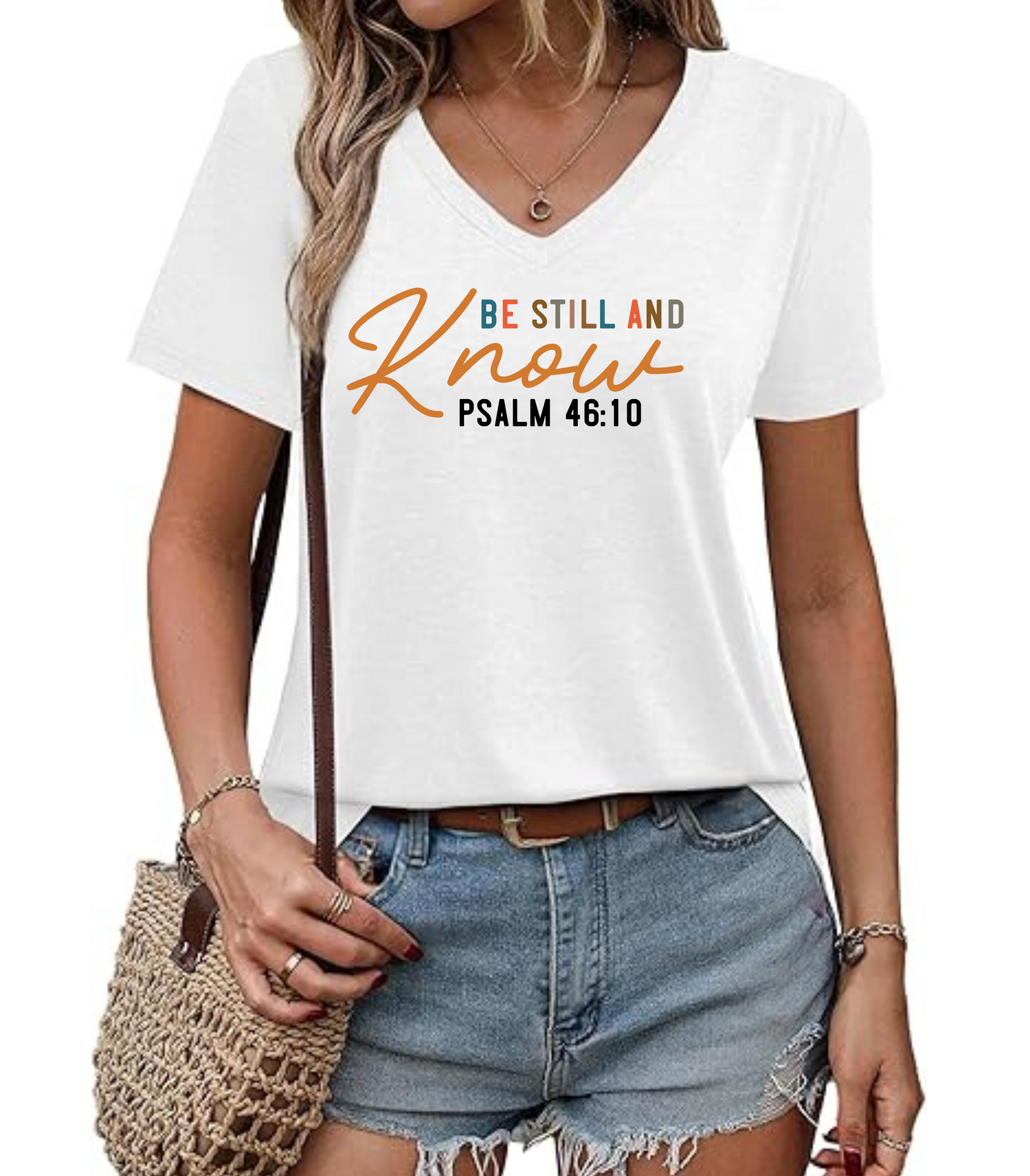 Be Still and Know V-neck