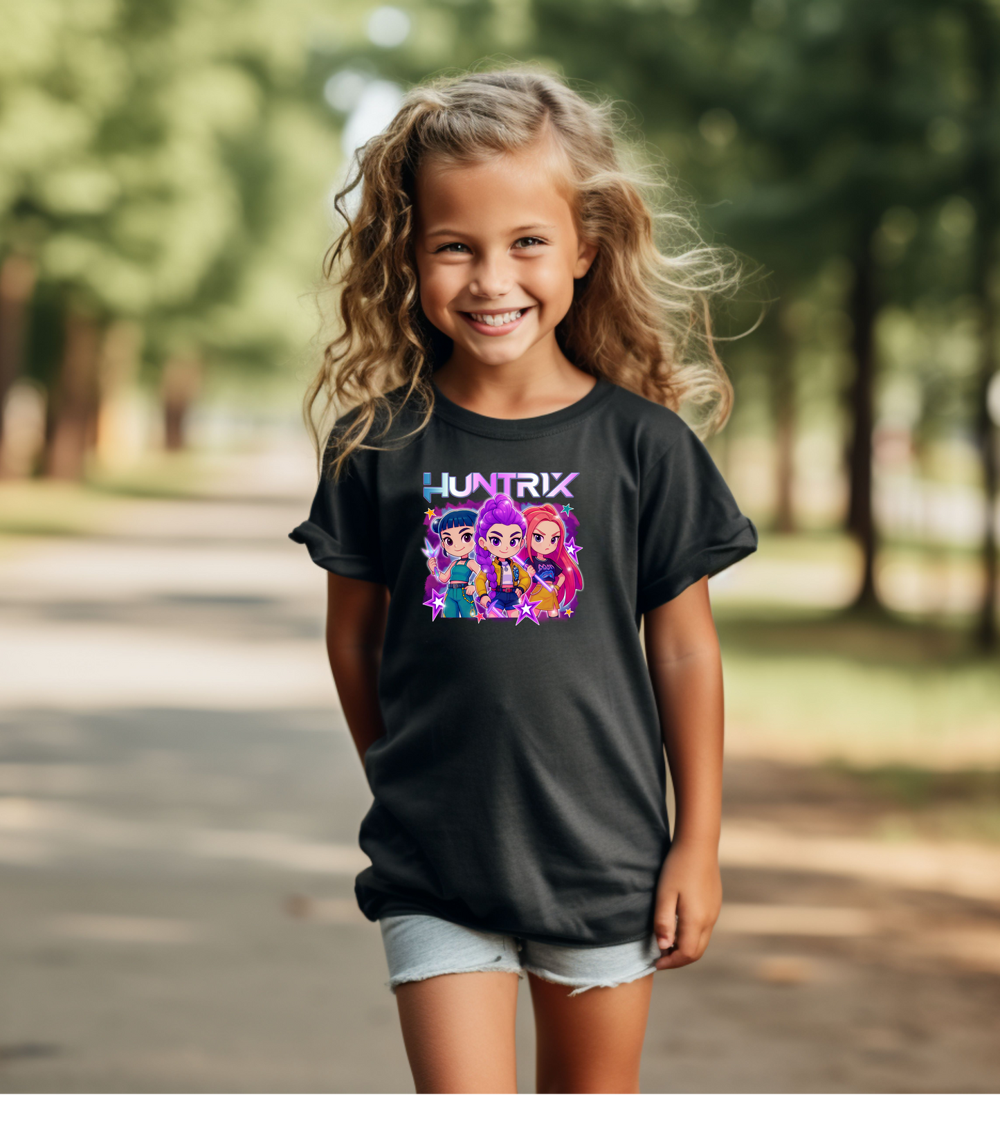 Kids kpop Huntrix Tshirt