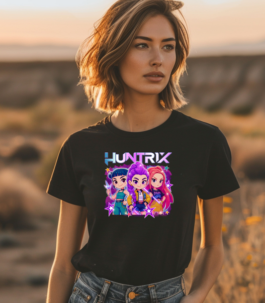 Kpop HUNTRIX Cartoon Unisex T-Shirt