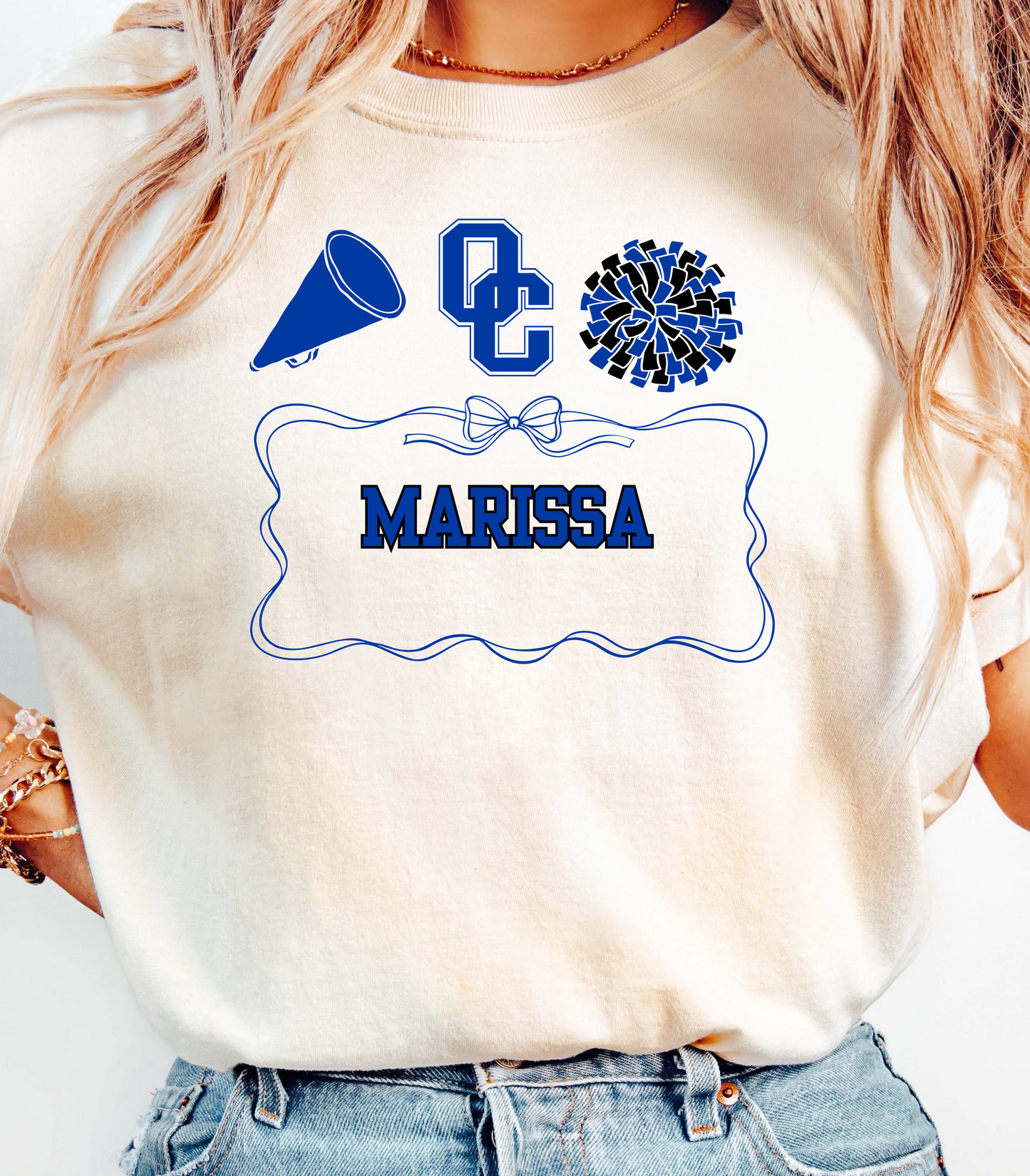 Personalized Kids Oak Creek Cheerleading Tee