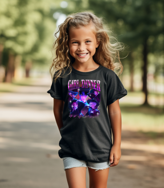 Kids Kpop Girl Dinner Tee