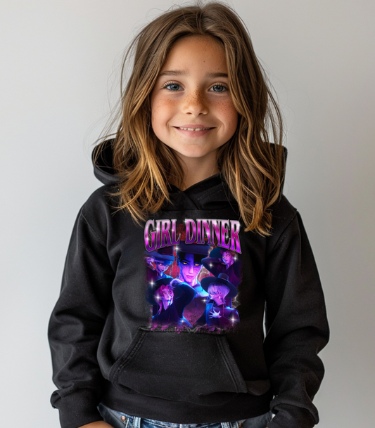 Kpop Girl Dinner Youth Hoodie