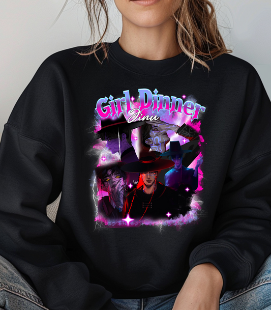 Kpop Girl Dinner Jinu Crewneck Sweatshirt
