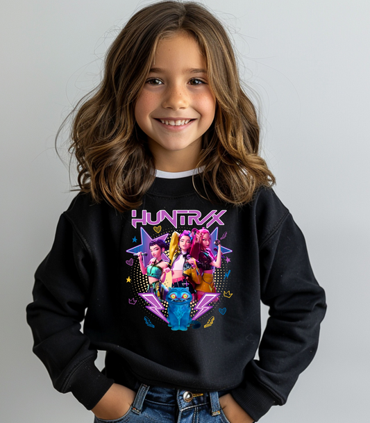 kpop Huntrix Star Youth Crewneck Sweatshirt