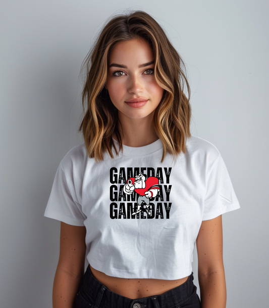 Georgia Gameday Crop Top