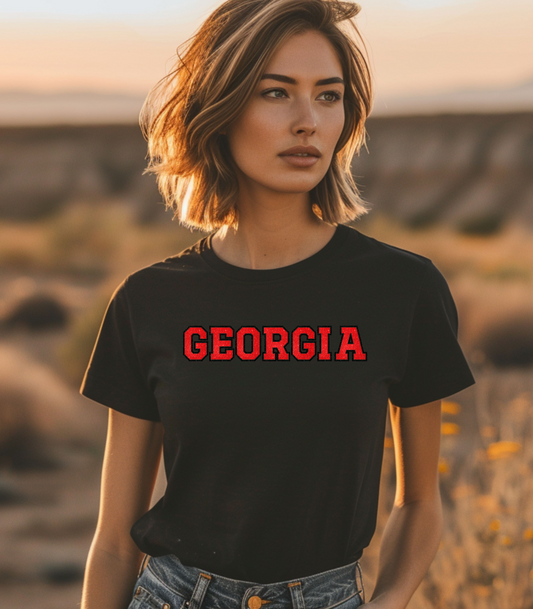 Glittery Georgia Softstyle T-Shirt