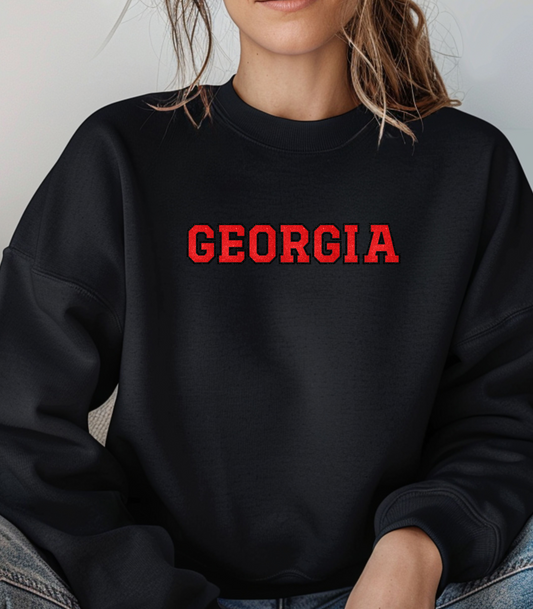 Glittery Georgia Crewneck Sweatshirt