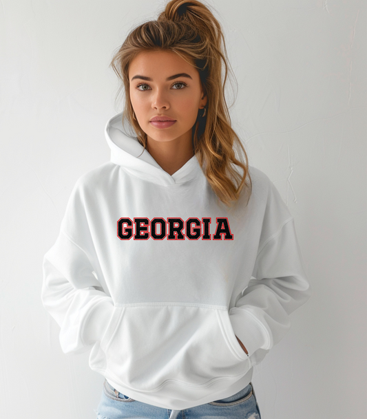 Glittery Black Georgia Hoodie