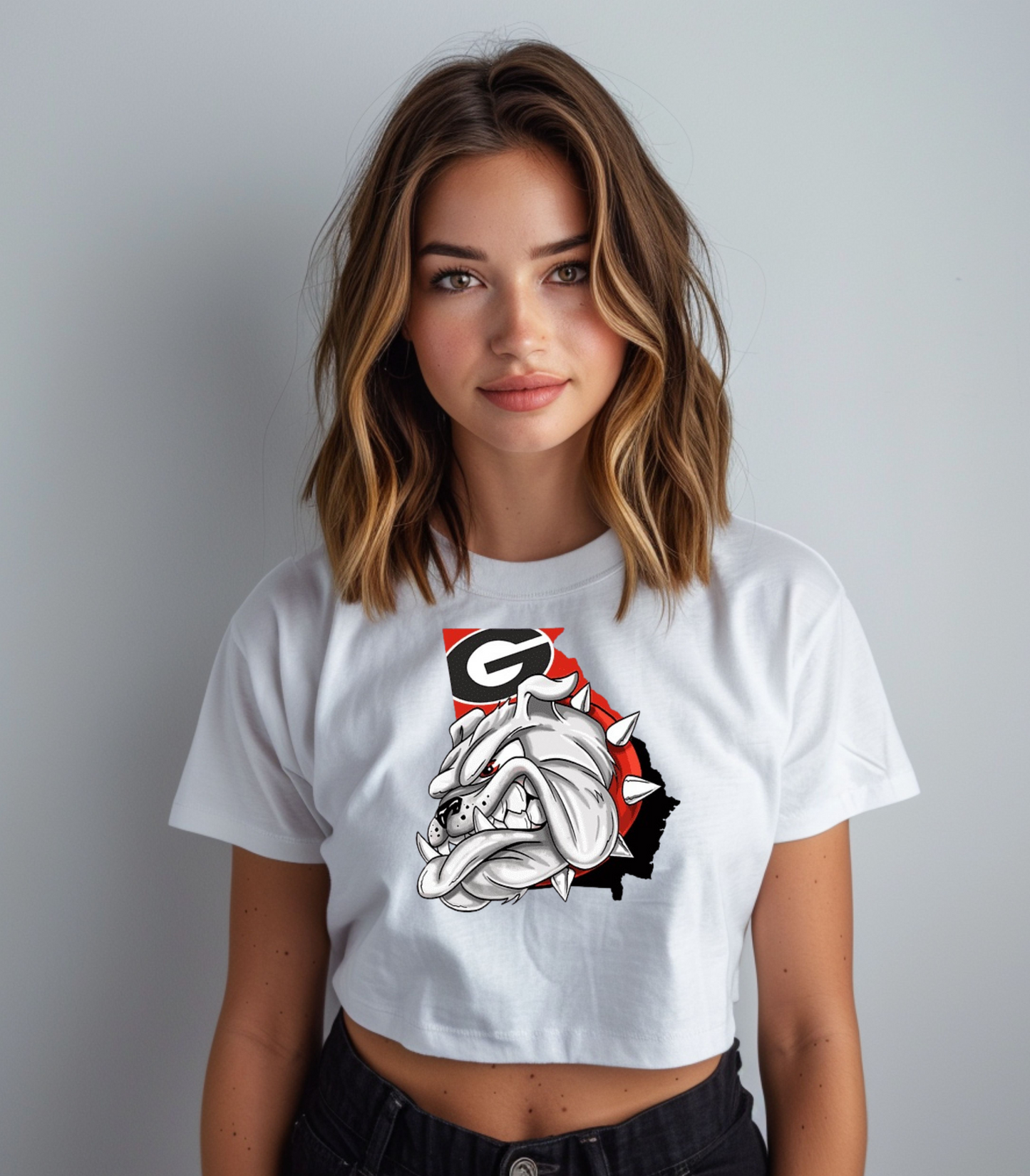 Georgia Bulldogs Crop Top