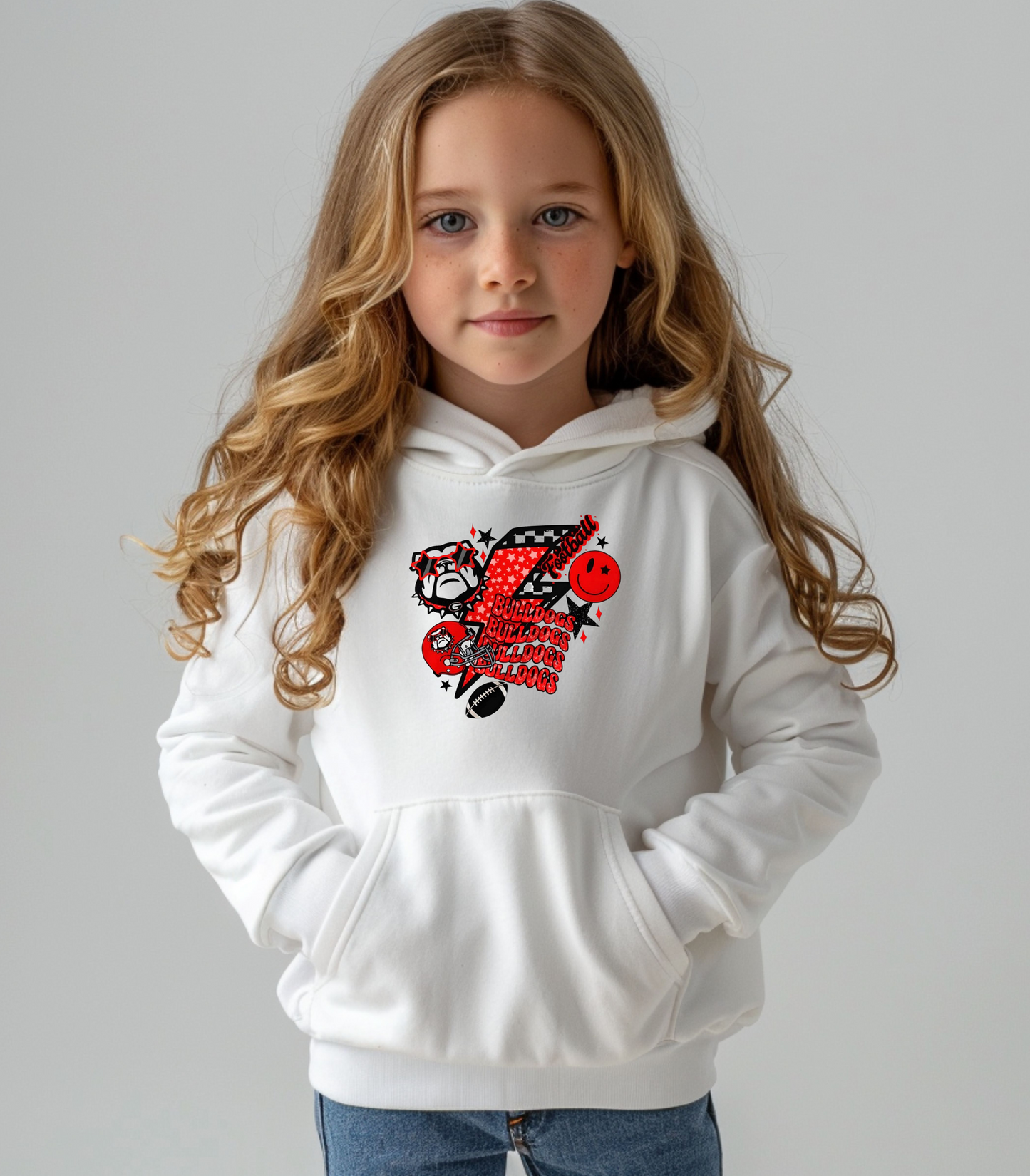 Fun Bulldogs Youth Hoodie
