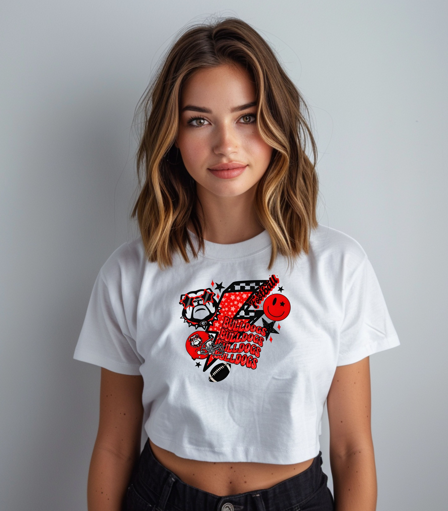 Fun Bulldog Crop Top