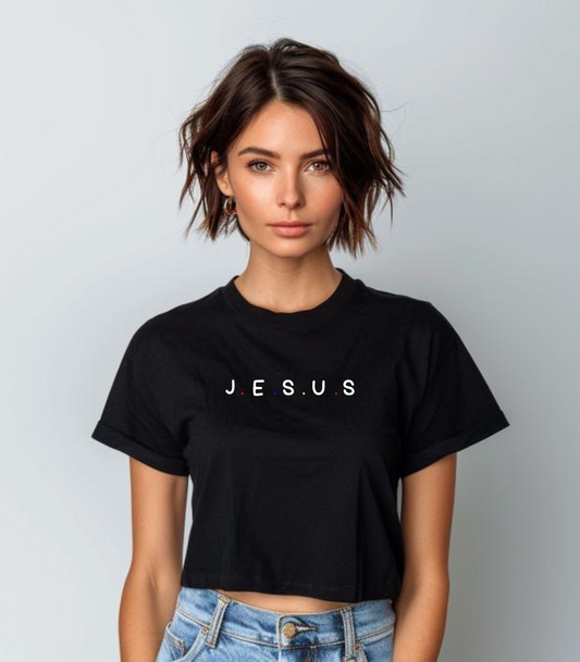 Jesus "Friends" Crop Top