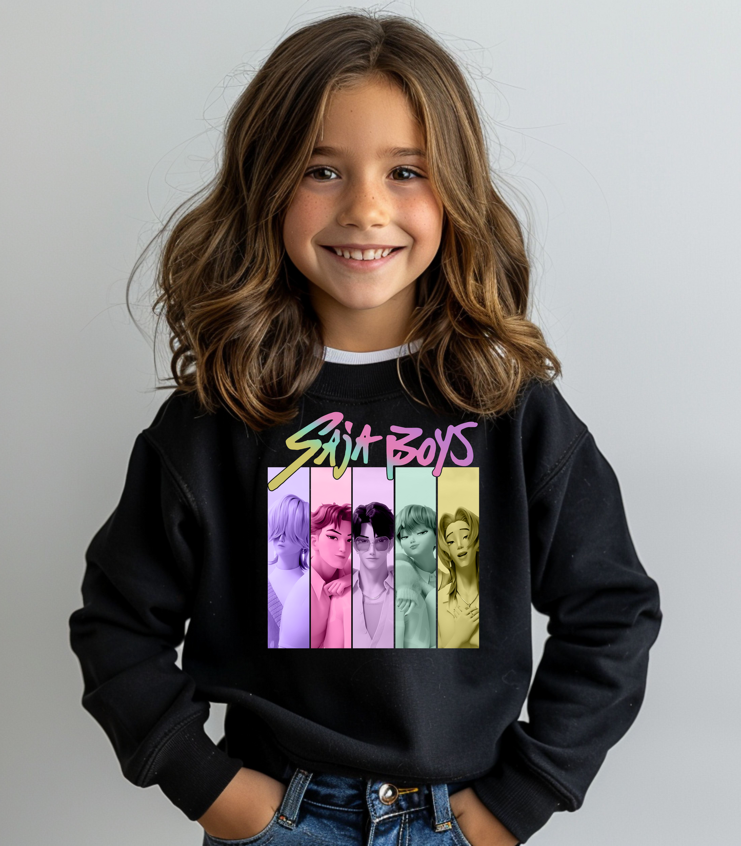 K-Pop Saja Boys Youth Crewneck Sweatshirt