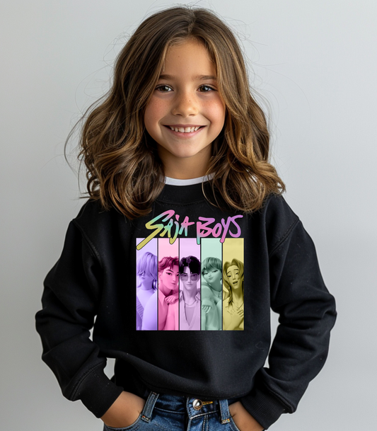 K-Pop Saja Boys Youth Crewneck Sweatshirt