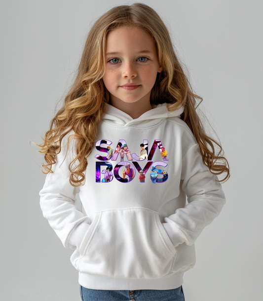 K-Pop SAJA BOYS Words Youth Hooded Sweatshirt