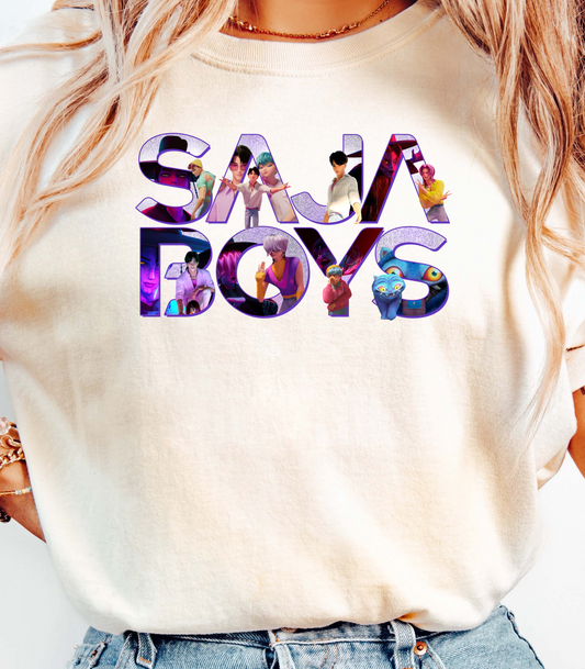 K-Pop SAJA Boys Words T-Shirt
