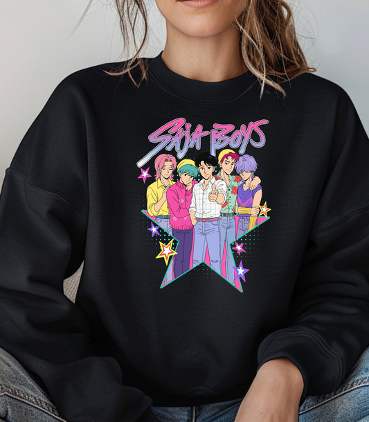 K-Pop Saja Boys Star Crewneck Sweatshirt