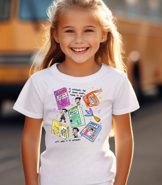 K-Pop Zoe's Books Kids Tee