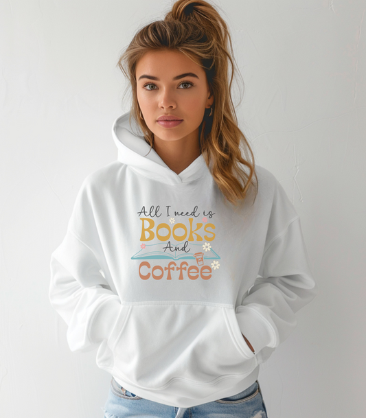 Books & Coffee Hoodie
